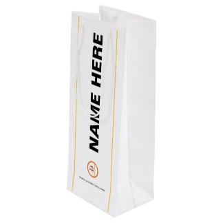 Cadeau Pour Bouteille Sac en papier personnalisé avec logo d'entreprise