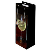Cadeau Pour Bouteille Vin blanc réfrigéré sur un Sac fourre-tout à vin (Devant Angle)
