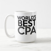 Cadeau pour CPA - la meilleure tasse de café de (Gauche)