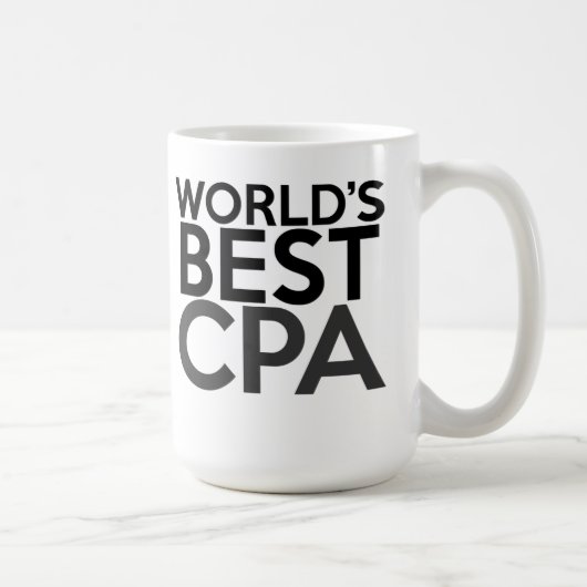 Cadeau pour CPA - la meilleure tasse de café de (Droite)