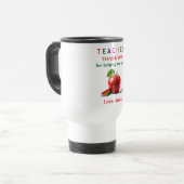 Cadeau pour enseignant - Tasse de voyage avec mess (Devant gauche)