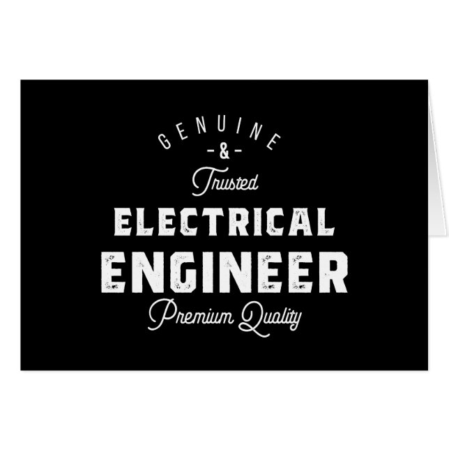 Cadeau pour ingénieur électrique (Devant horizontal)