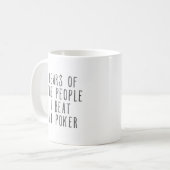 Cadeau pour joueur de carte drôle Café Mug (Devant gauche)