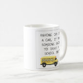 Cadeau pour la Mug de chauffeur de bus - Schoolbus (Devant droit)