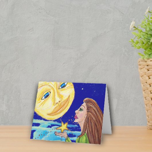 Cadeau pour le Carte pour notes de la Lune