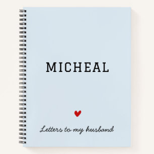 Cadeau pour le Mari Journal d'anniversaire personn