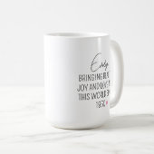 Cadeau pour les 75 ans pour femmes, Mug pour les 7 (Devant droit)