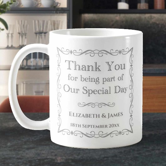 Cadeau pour les invités de mariage Tasse à café