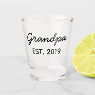 Cadeau pour l'est de grand-papa. Verres 2019 de
