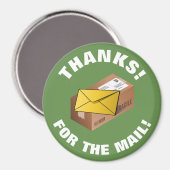 Cadeau Pour Mailman | Magnet rond (Recto/Verso)