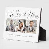 Cadeau pour maman 3 Plaque de collage de photos (Côté)