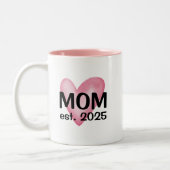 Cadeau pour maman - Mug café avec coeur (Gauche)