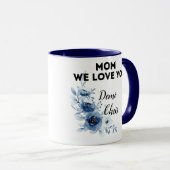 Cadeau pour Mère Mug Personnalisé avec le nom des  (Devant droit)