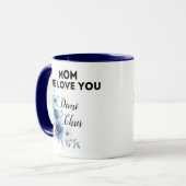 Cadeau pour Mère Mug Personnalisé avec le nom des  (Devant gauche)