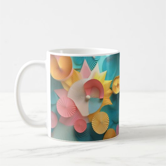 Cadeau pour sa tasse conception abstraite (Gauche)