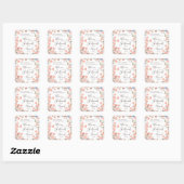 Cadeau pour Sticker Square pour ordinateur portabl (Feuille)