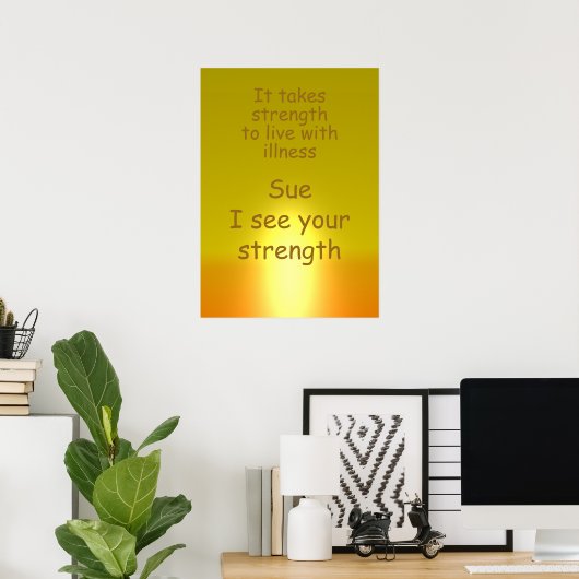 Cadeau pour un ami malade, Affiche de devis d'enco (Bureau à domicile)