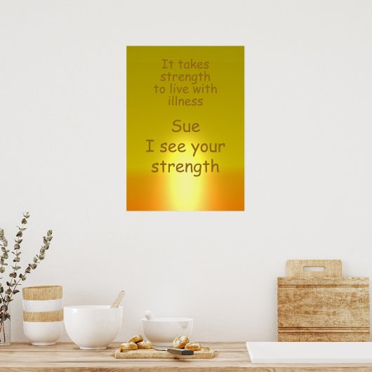 Cadeau pour un ami malade, Affiche de devis d'enco (Cuisine)