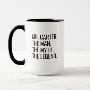 Cadeau pour un enseignant homme, Mug à café person