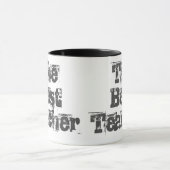 Cadeau pour un enseignant - Mug de café à deux ton (Centre)