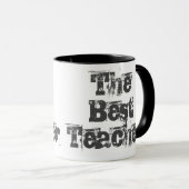 Cadeau pour un enseignant - Mug de café à deux ton (Devant droit)