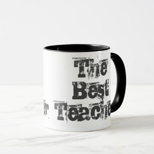 Cadeau pour un enseignant - Mug de café à deux ton (Devant droit)