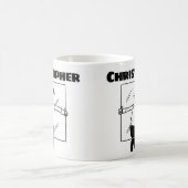 Cadeau pour un Glazier avec nom café Mug (Centre)