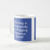 Cadeau pour un mug de café de fleuriste (Devant gauche)