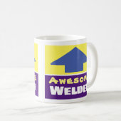 Cadeau pour une suceuse Mug de café Welder (Devant droit)