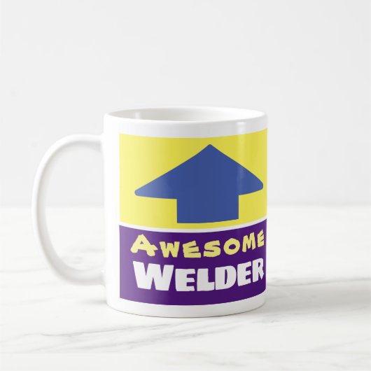 Cadeau pour une suceuse Mug de café Welder (Gauche)