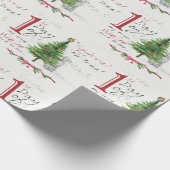 CADEAU PREMIER JOUR DE PAPIER D'EMBALLAGE DE NOËL WEIMS (Coin)