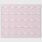 Cadeau Princesse papier d'emballage (Plat)