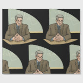 Cadeau Professeur En Papier D'Emballage De Classe (Plat)