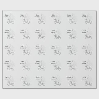 Cadeau Profitez de la balade : Papier d'emballage minimal