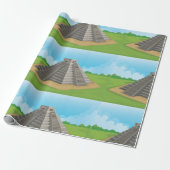 Cadeau Pyramide Du Papier D'Enveloppement Solaire (Déroulé)