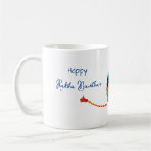 Cadeau Raksha bandhan avec photo, mug Rakhi/ Rakhr (Gauche)