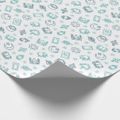 Cadeau Ramadan Doodles Envelopper le papier (Coin)