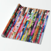 Cadeau Rayure de 22 survivants - papier d'emballage (Déroulé)