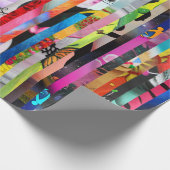 Cadeau Rayure de 22 survivants - papier d'emballage (Coin)