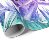 Cadeau réalité virtuelle sur blanc : papier d'emballage (Coin rond)