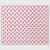 Cadeau Red Roses Motif Motif Papier Abstrait (Plat)