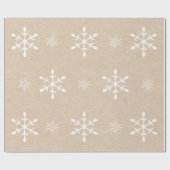 Cadeau Regard de papier d'emballage et Noël blanc des (Plat)