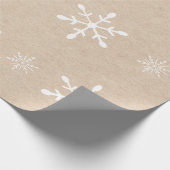 Cadeau Regard de papier d'emballage et Noël blanc des (Coin)