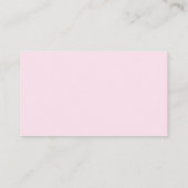 Cadeau Registry Roze Bow Baby shower QR Code Informatiekaartje (Achterkant)