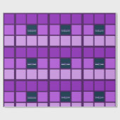 Cadeau Règles de vidange Papier d'emballage d'impression (Plat)