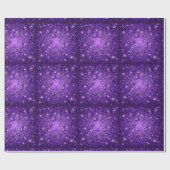 Cadeau Remous célestes de pourpre et papier d'emballage (Plat)