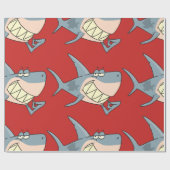 Cadeau Requin Utilisant Un Papier Lustré À Brochure Pour  (Plat)