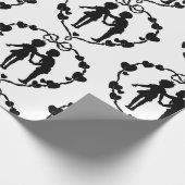 Cadeau RETRO GARÇON ET UNE FILLE DANS UN papier enveloppa (Coin)