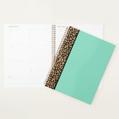 Cadeau Retro Leopard Planner (Devant avec enveloppe)