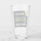 Cadeau Retro Lime Delicious Boisson Verre Cadeau (Dos)